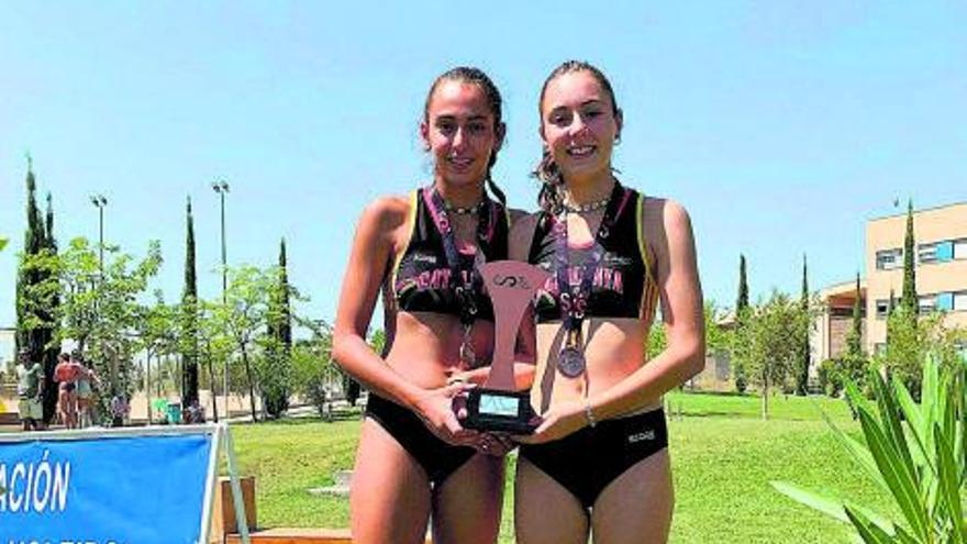 La martorellenca Aina Ginestà obté el bronze infantil al Campionat d’Espanya CESA de Vòlei Platja