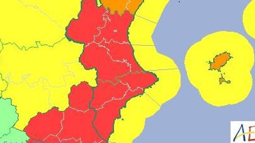 Continúa la alerta roja con lluvias de hasta 200 litros en 12 horas