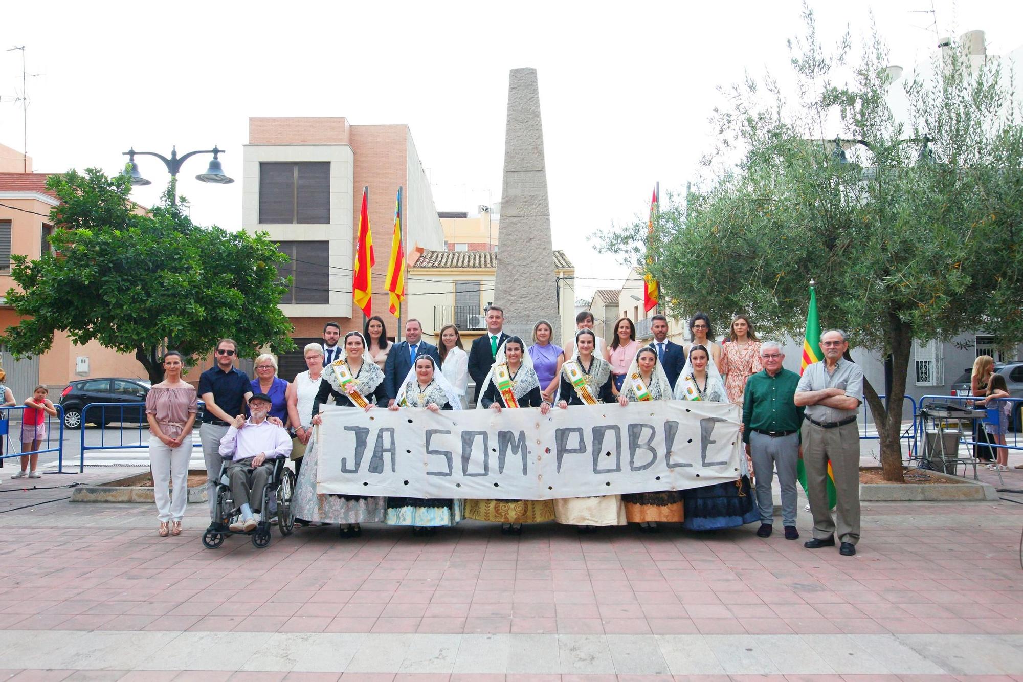 Las imágenes del acto institucional del 38º aniversario de la segregación de les Alqueries