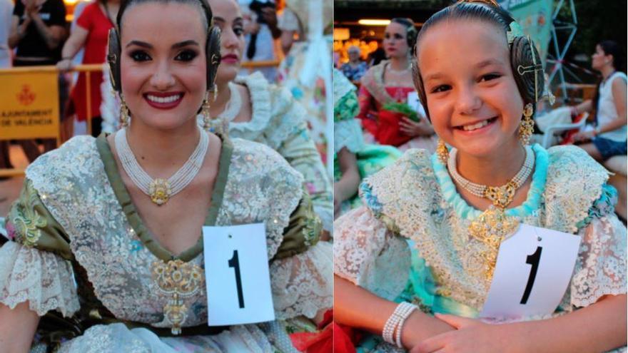 Consuelo y Carla en la preselección. Las dos con el número uno.