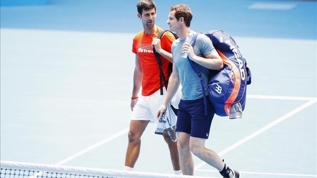 Novak Djokovic alabó a Andy Murray