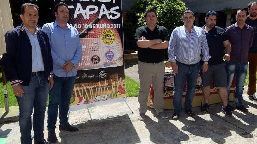 Presentación de la BaskeTapas en Cambados. // Noé Parga