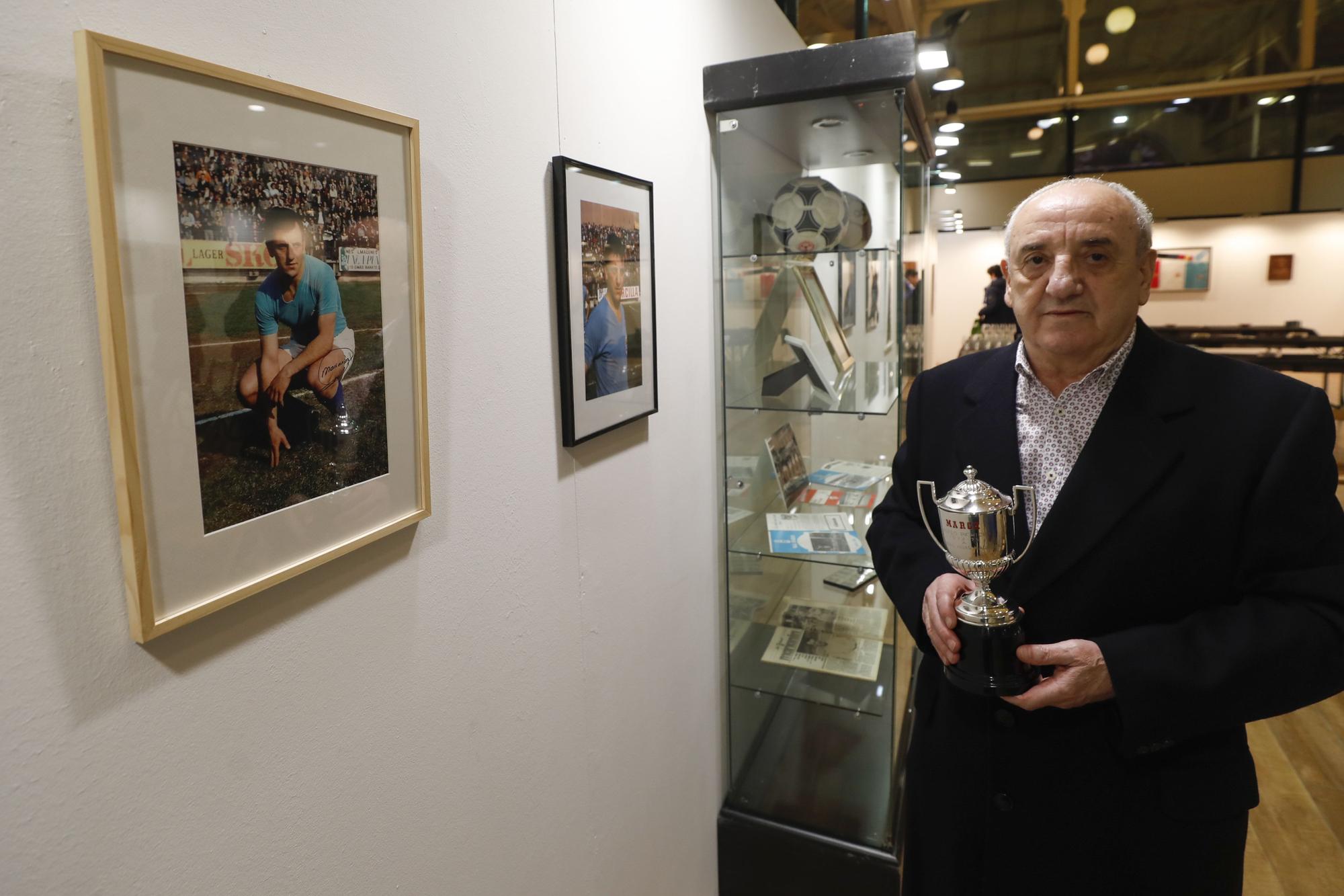 En imágenes: La Fundación Real Oviedo inaugura una exposición sobre la carrera de Marianín