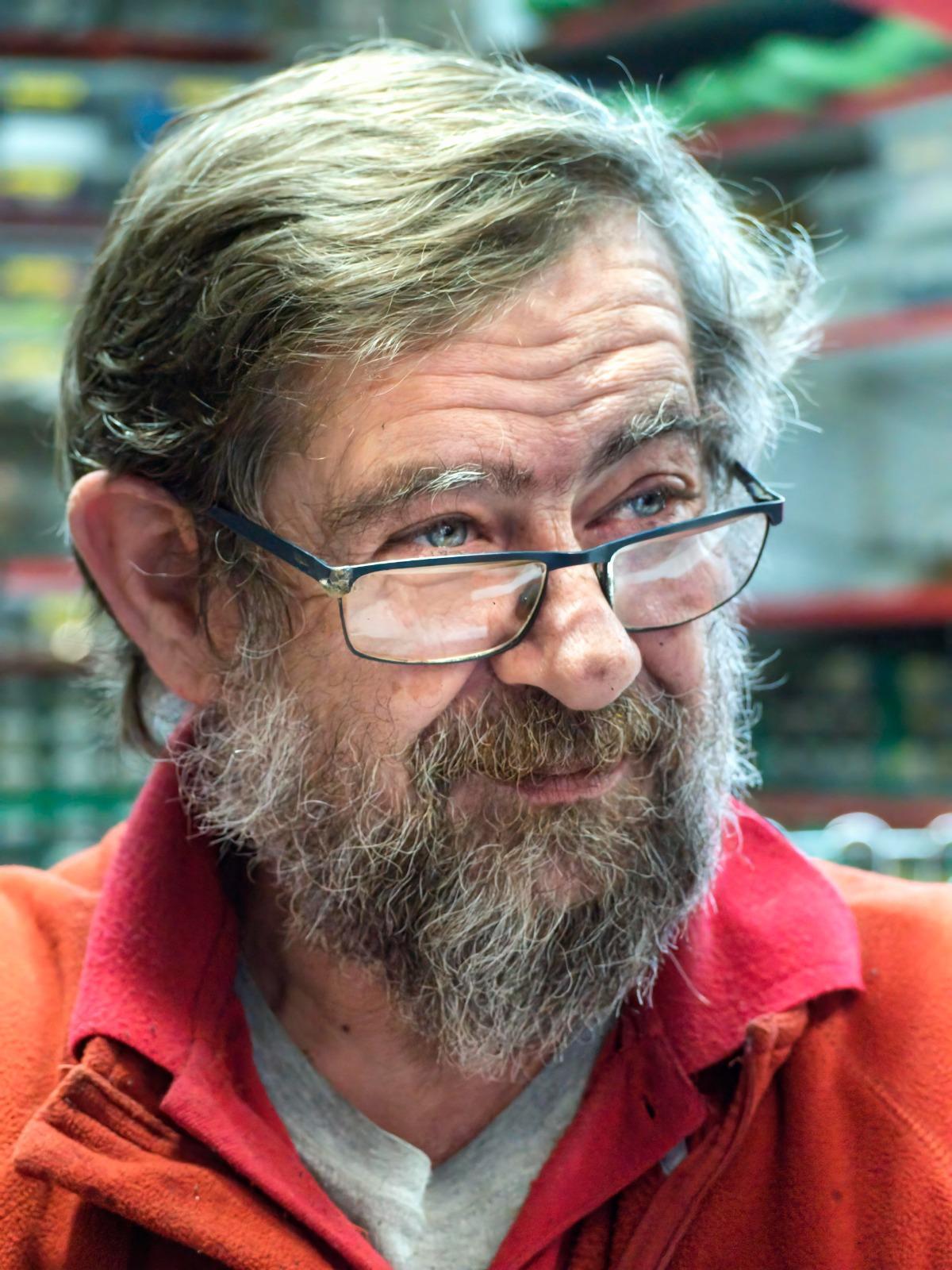 Luis Robredo, el día de su jubilación.