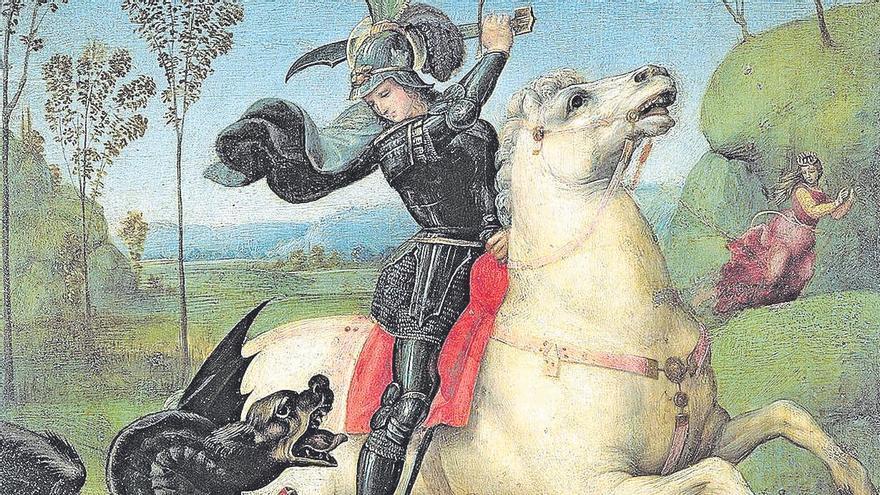 Imagen de San Jorge y el Dragón.