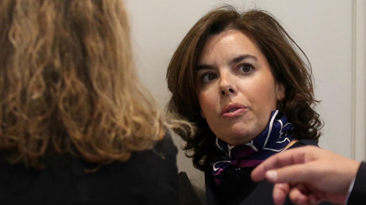 Sáenz de Santamaría: ’El referèndum no se celebrarà a Espanya, ni a Baviera ni al Vèneto’.