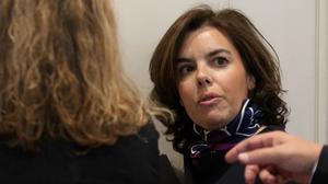 Sáenz de Santamaría: ’El referèndum no se celebrarà a Espanya, ni a Baviera ni al Vèneto’.