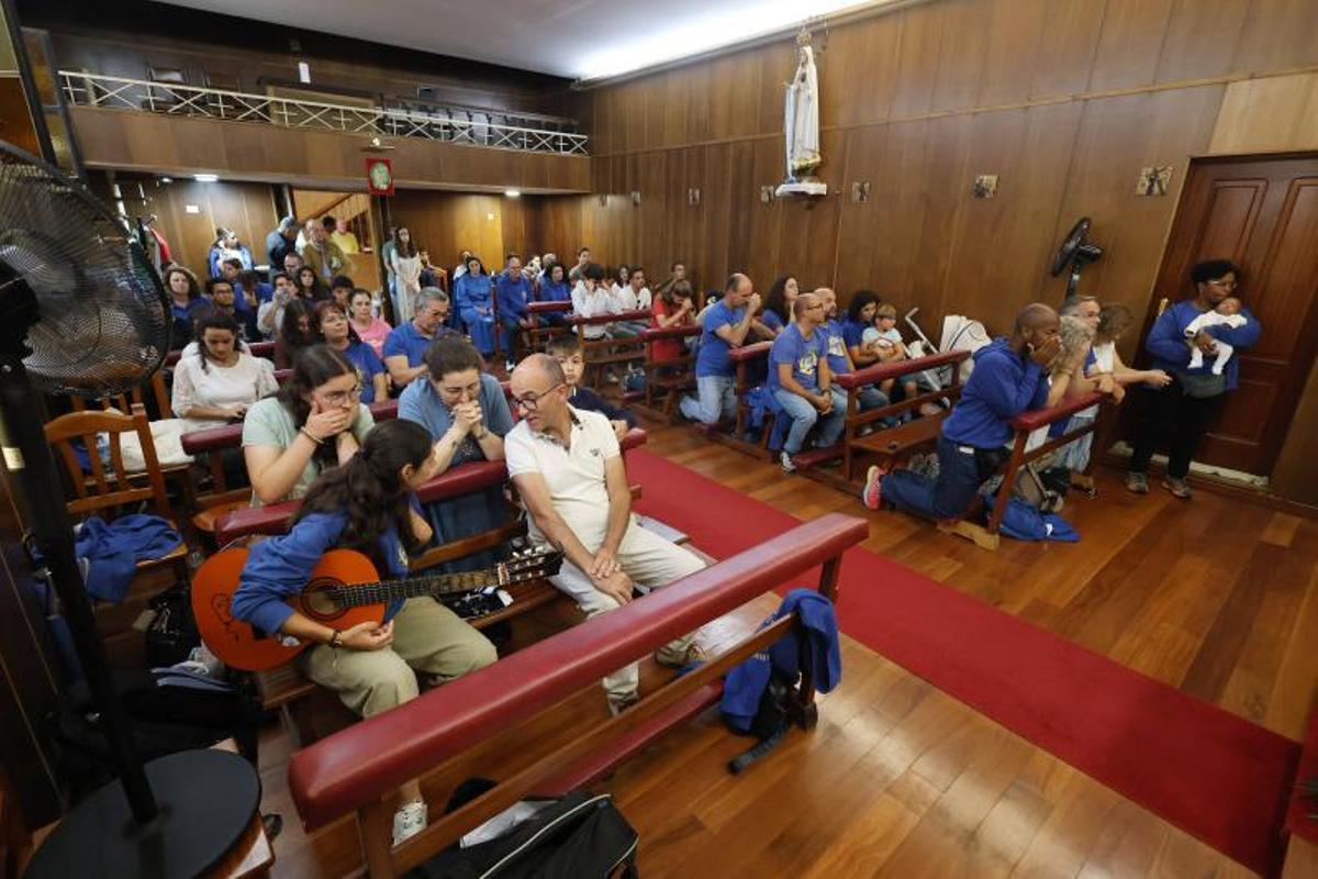 El santuario cuenta con distintos espacios para realizar oficios y retiros.