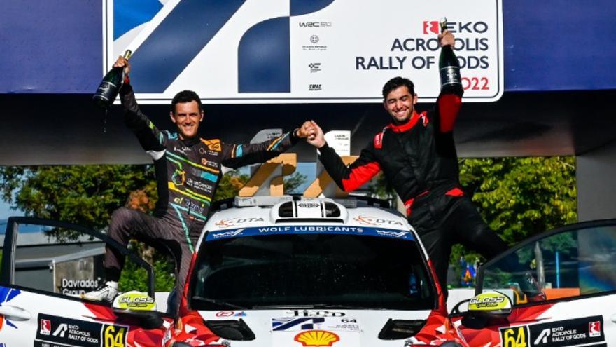 El grancanario Rogelio Peñate gana junto a Diego Domínguez el Rally Acrópolis en WRC3