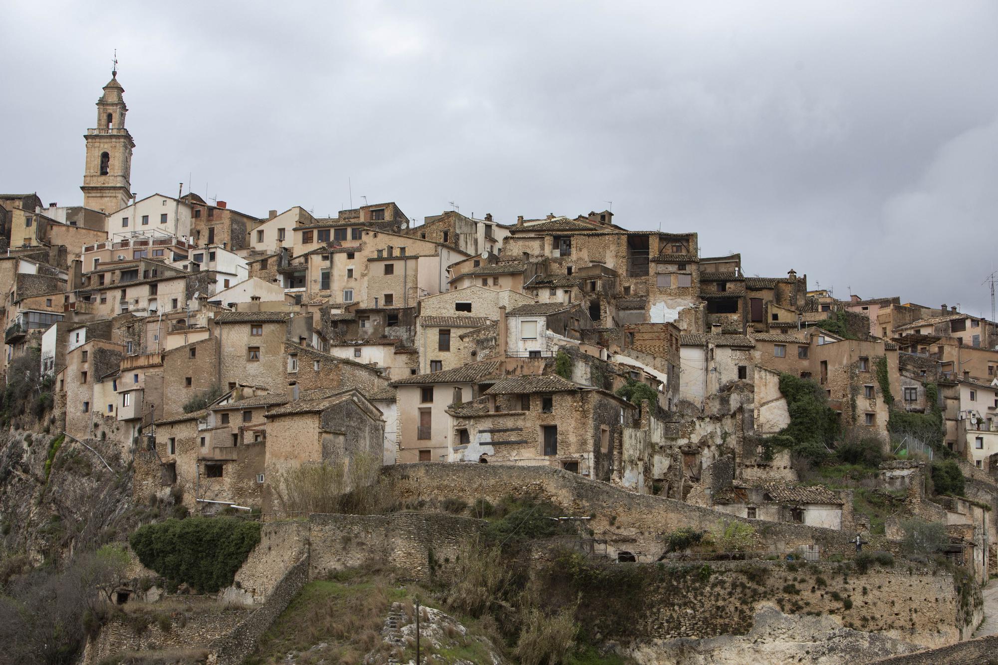 Se derrumba una casa del Barri Medieval de Bocairent