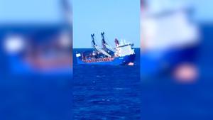 La càrrega del vaixell rus que s’ha enfonsat a Múrcia fa sospitar l’Armada