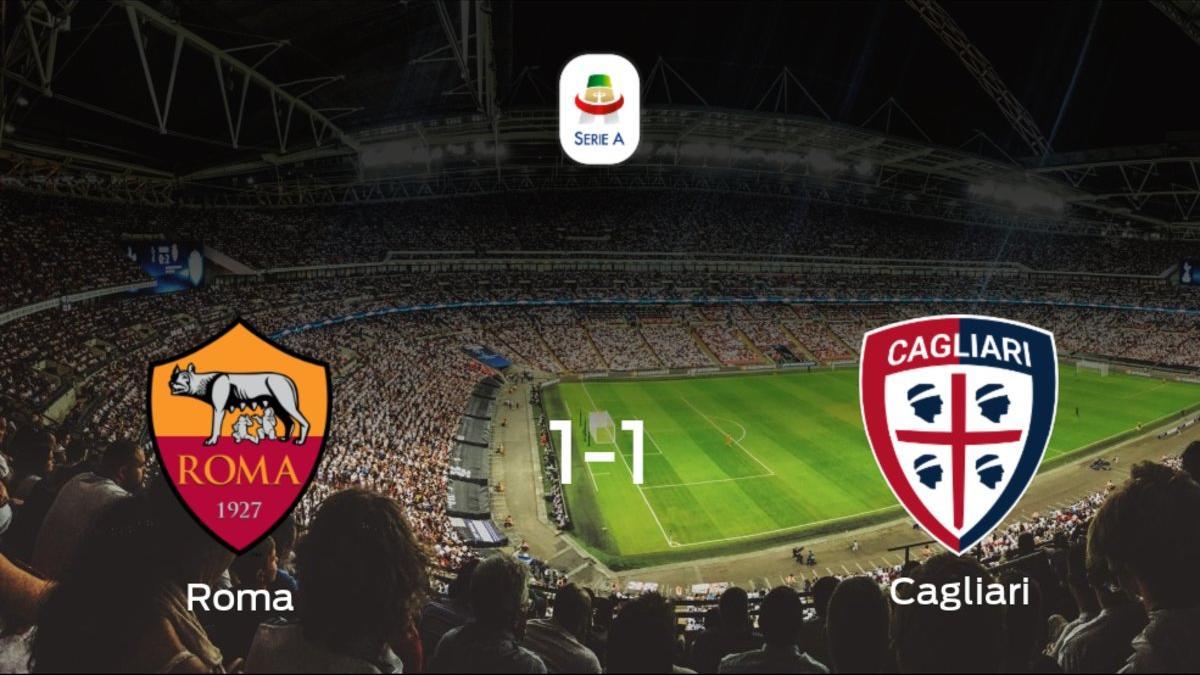 Reparto de puntos en el Olimpico di Roma: Roma 1-1 Cagliari