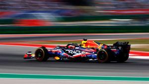 Max Verstappen, en acción en el Circuito de las Américas de Austin