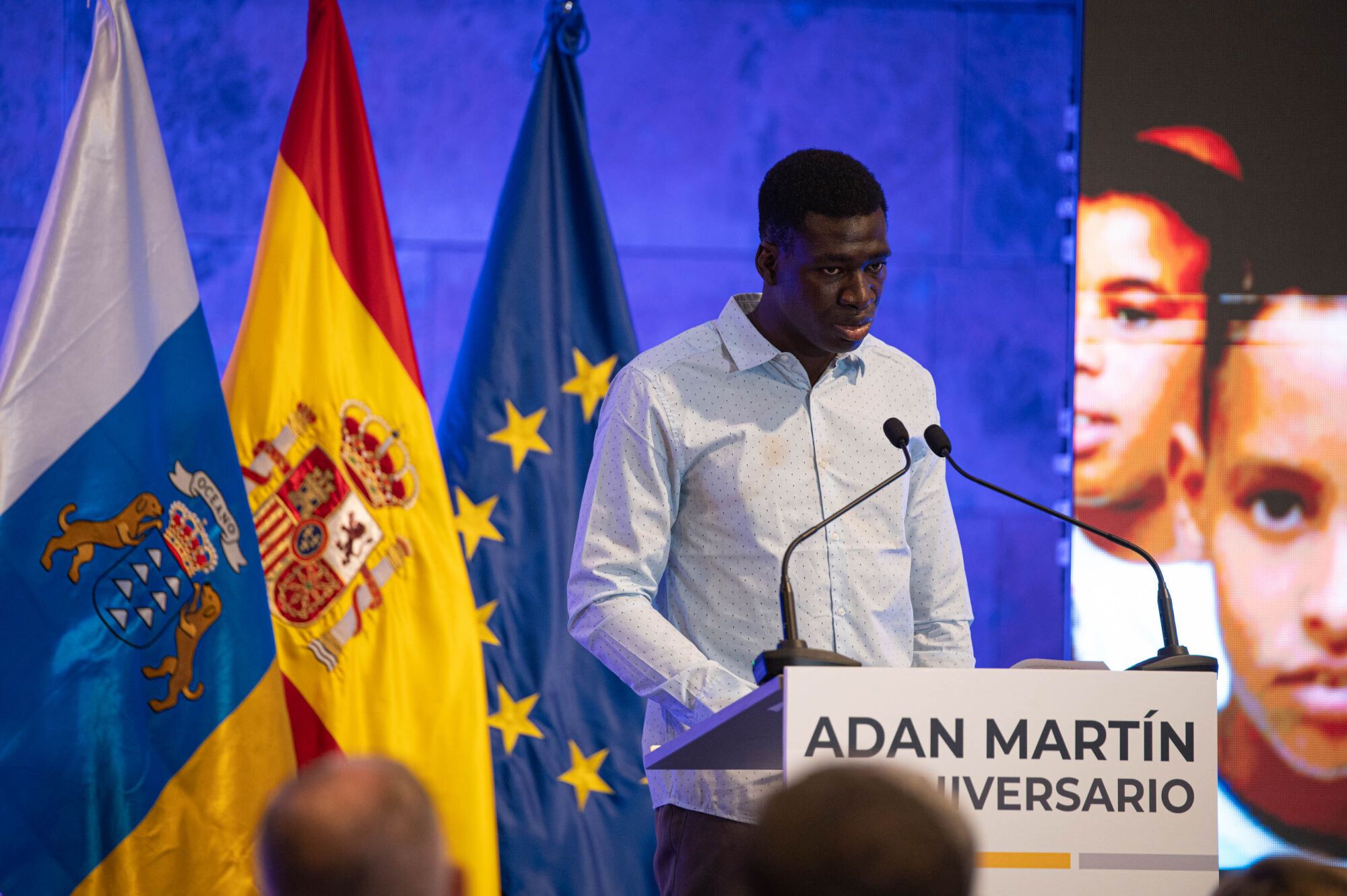 Acto de homenaje al expresidente de Canarias, Adán Martín, cuando se cumplen 15 años de su fallecimiento