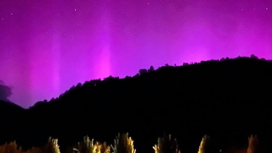 Aurora boreal des de l&#039;observatori d&#039;Albanyà