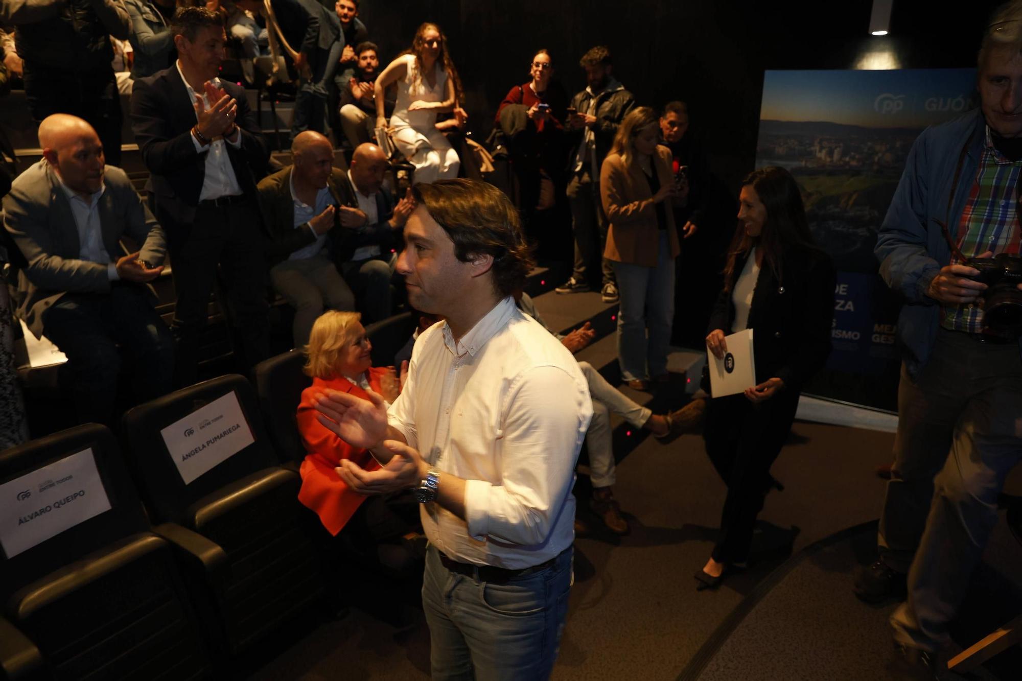 La convención del PP de Gijón por los dos años de gobierno, en imágenes