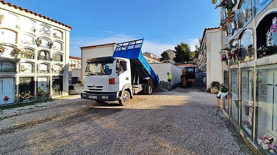 Igualada millora el drenatge del terra del cementiri vell