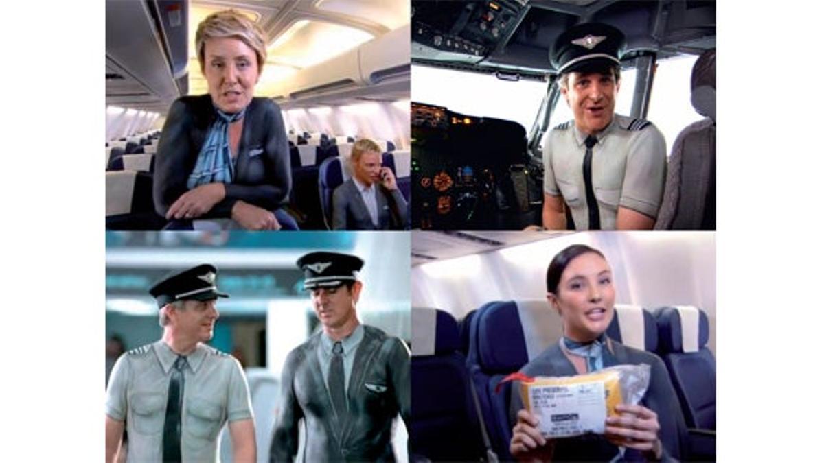 Air New Zealand se desnuda' para informar de la seguridad a bordo