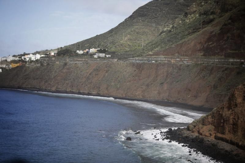 Zonas con riesgos de desprendimiento en Tenerife