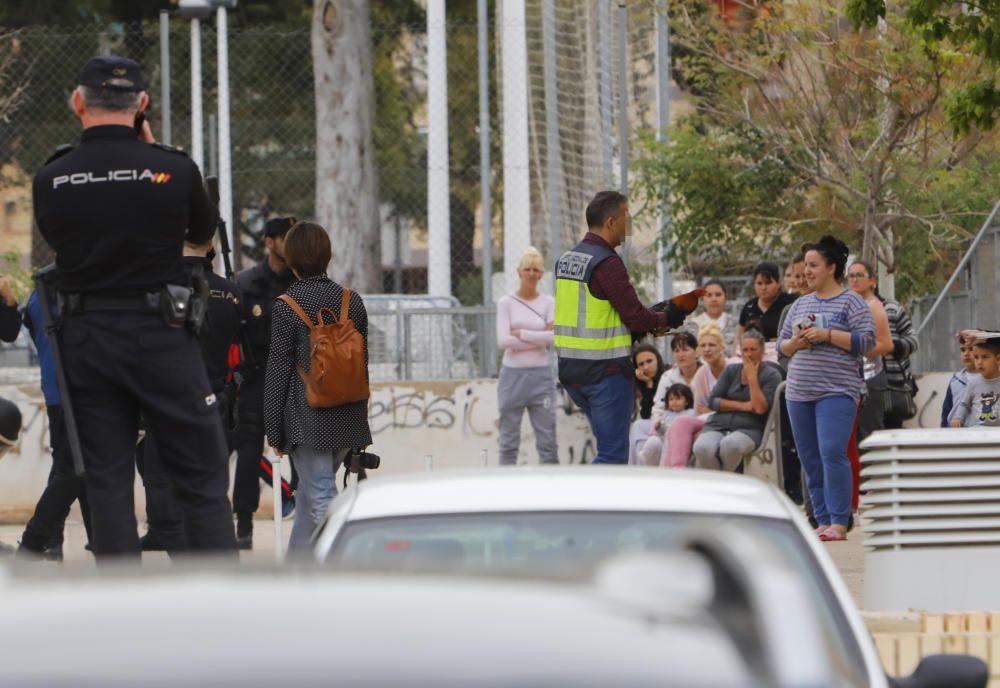 Operación policial en Burjassot