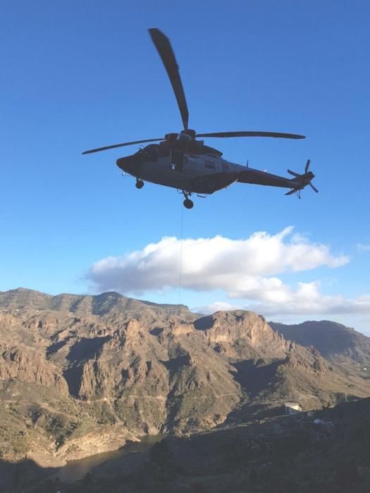 Rescate de un escalador que cayó en la presa de Soria, y falleció en el hospital