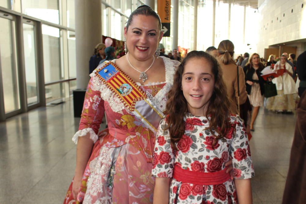 La "mini alfombra roja" de la exaltación de la fallera mayor infantil 2020