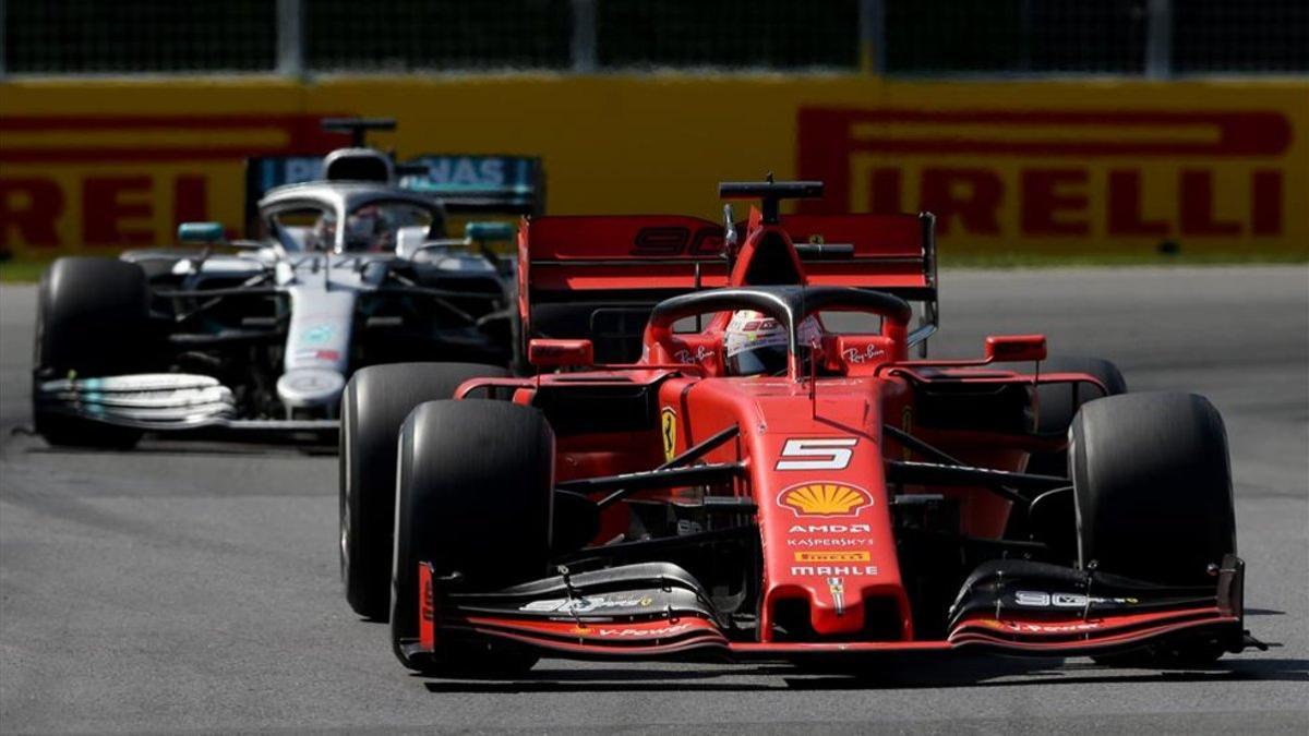 Vettel, por delante de Hamilton en Canadá