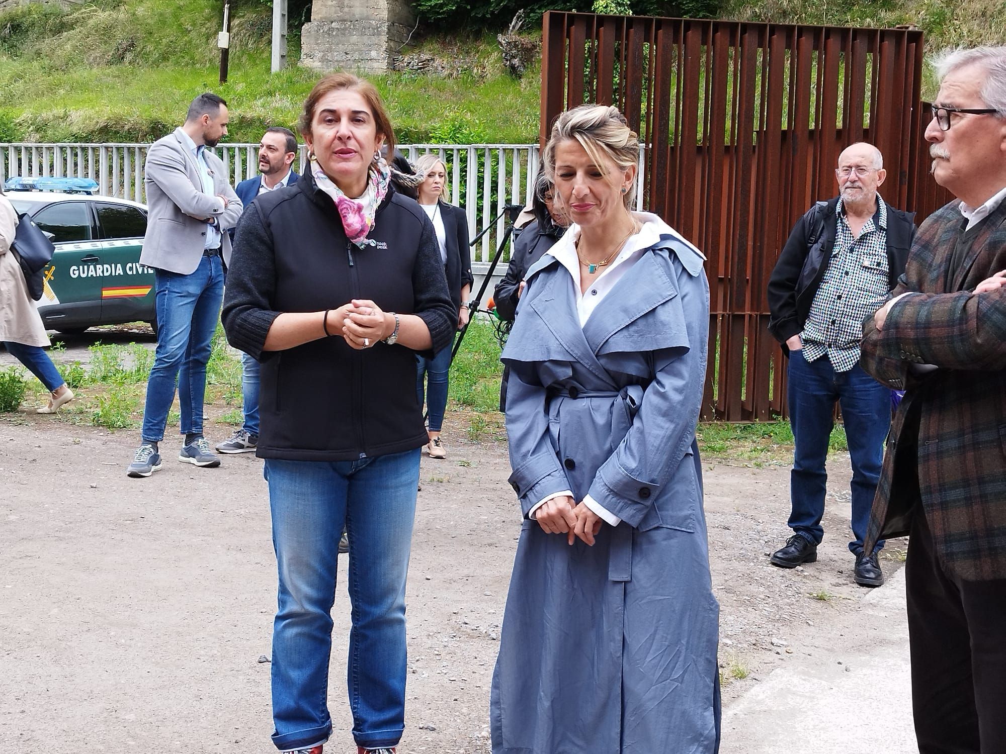 En imágenes: Así fue la visita de Yolanda Díaz a Asturias