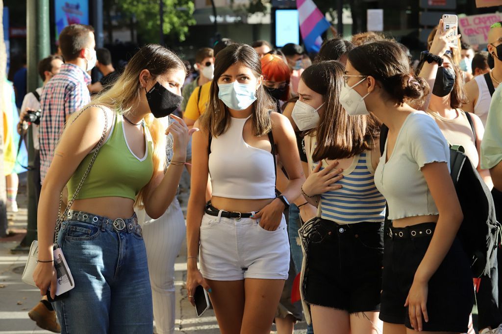 Marcha del colectivo LGTBI+ en Murcia