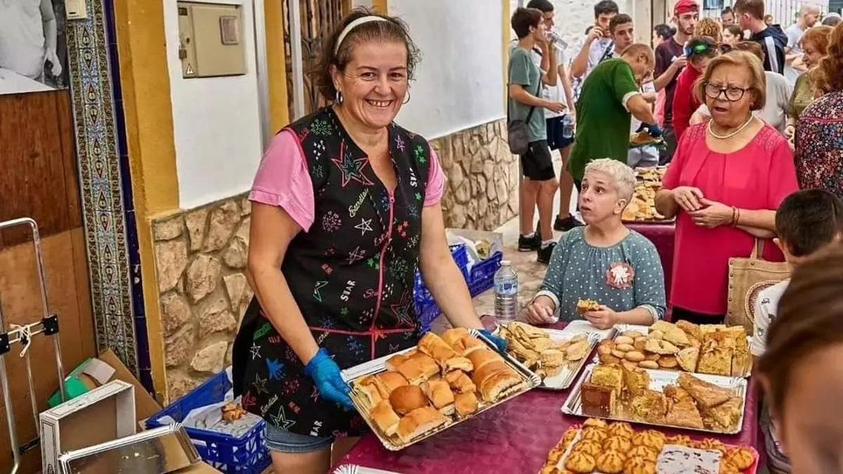 Beni, panadera del horno de Millares.