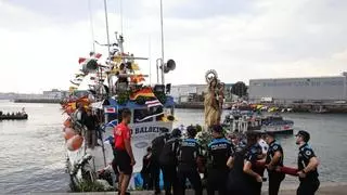 El mar de Vigo homenajea a su patrona