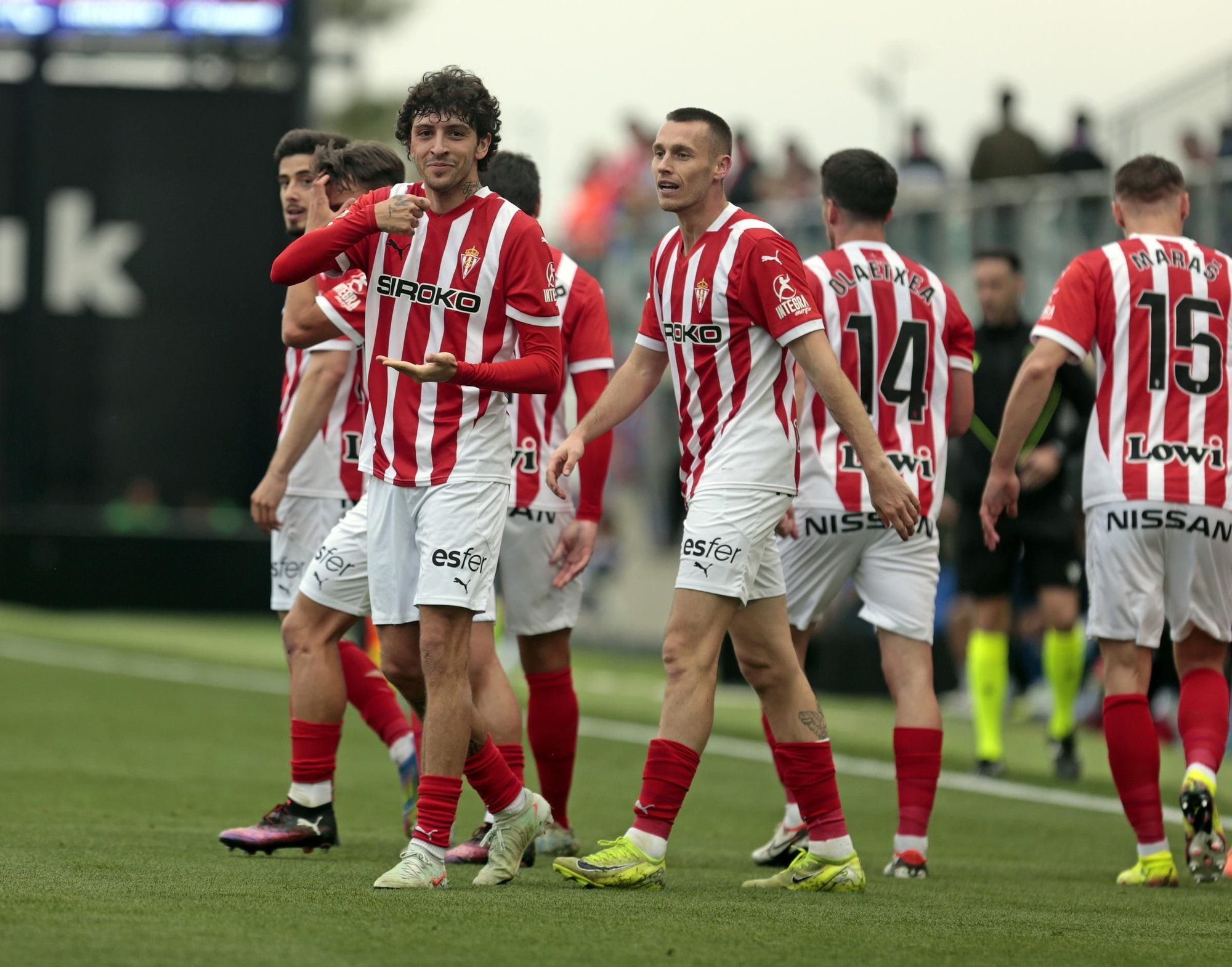 Así fue el partido entre el Sporting y el Eldense