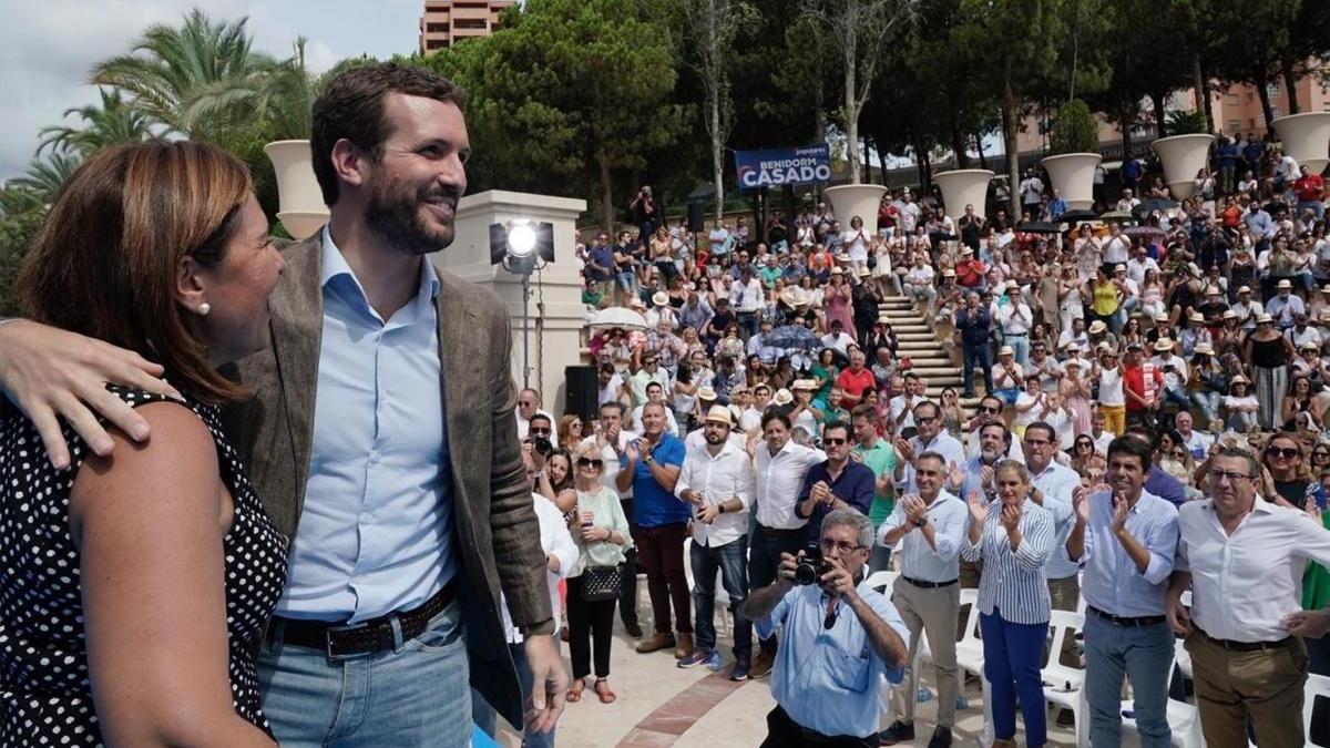 Casado visita Castellón y exhibe su sintonía con Bonig y Barrachina