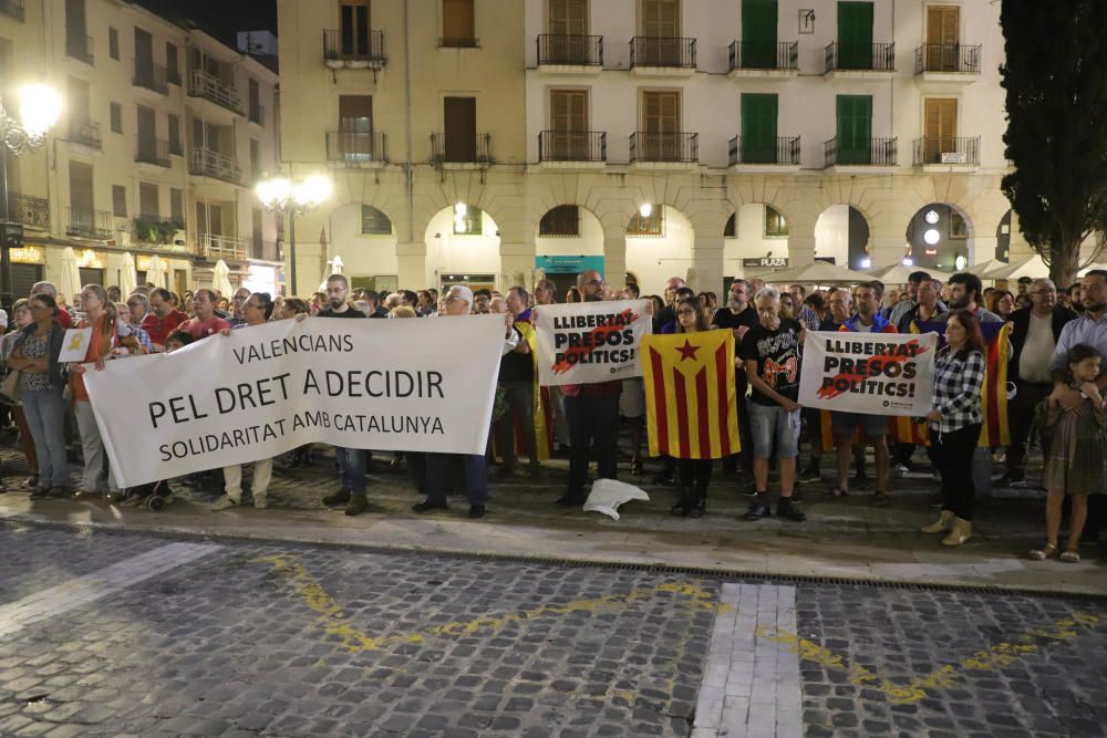 Concentración por la sentencia del 'Procés' en Gandia