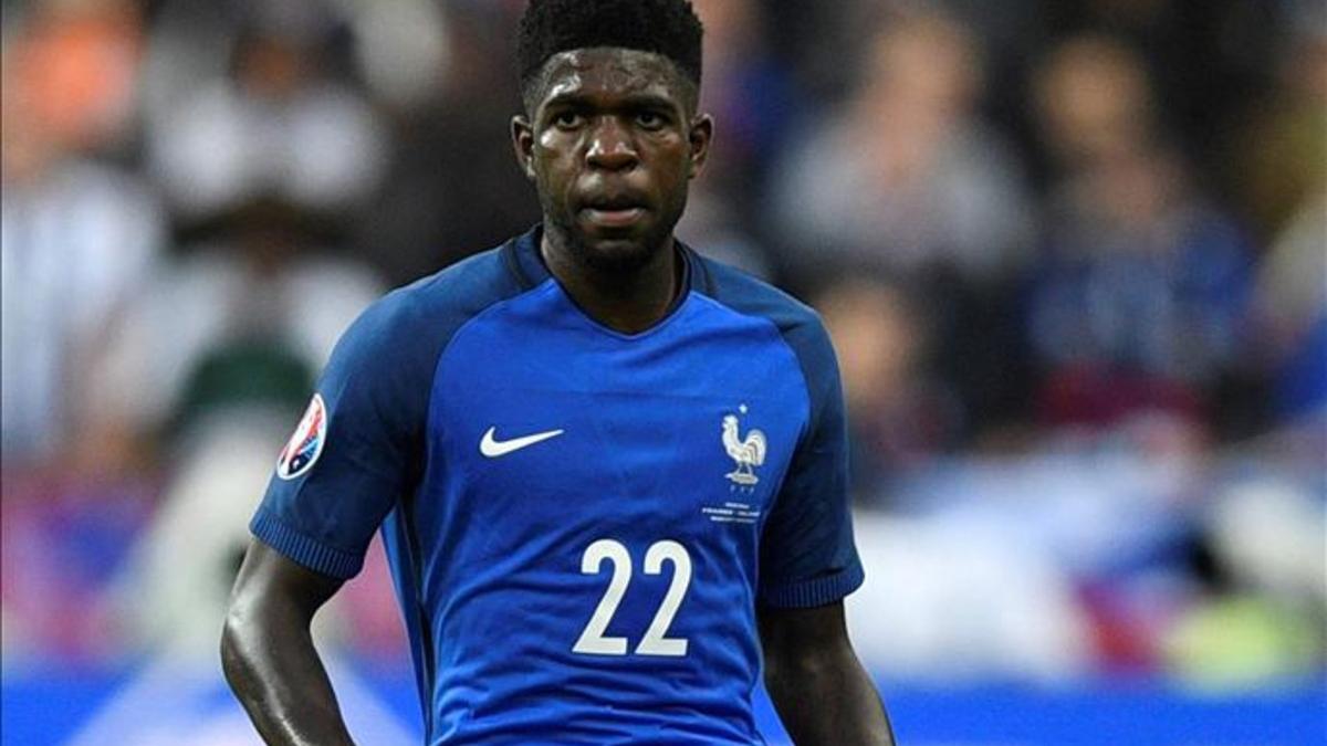 Samuel Umtiti tuvo un papel importante con Francia en la recta final de la Eurocopa