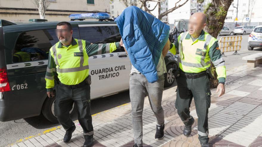 El detenido por atropellar a Viñals, cuando pasó a disposición judicial