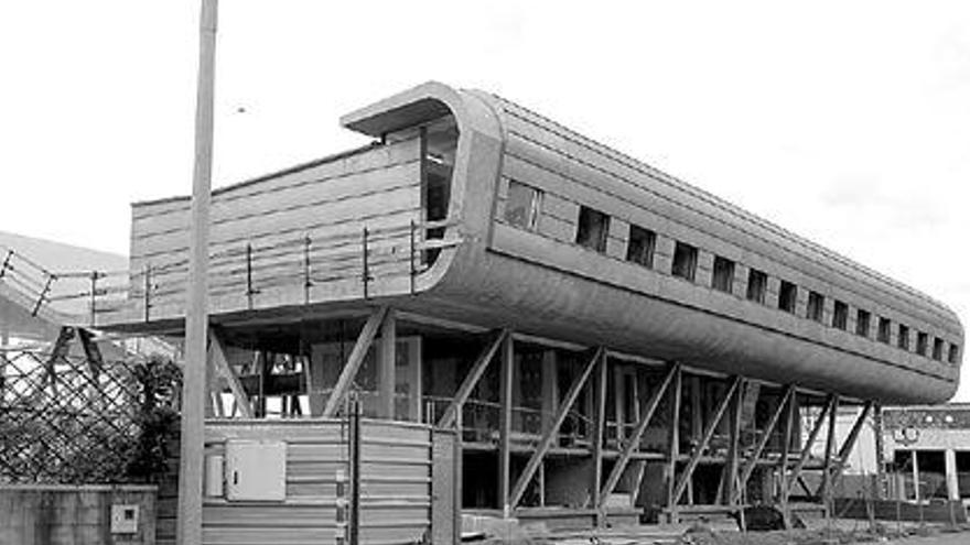 Edificio del futuro Centro de Tecnificación de Vela. / iñaki abella