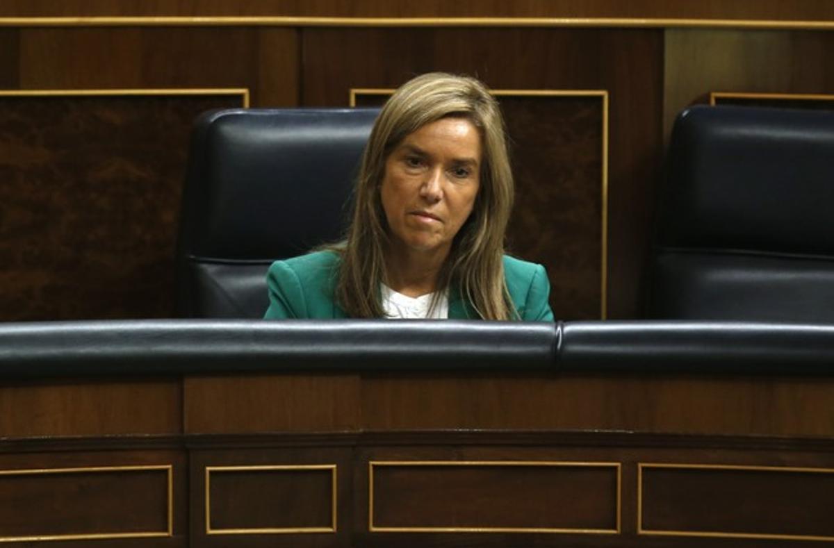 Ana Mato, al Congrés, durant una sessió de control l’octubre passat.