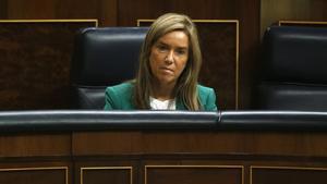 Ana Mato, en el Congreso, durante una sesión de control el pasado octubre.