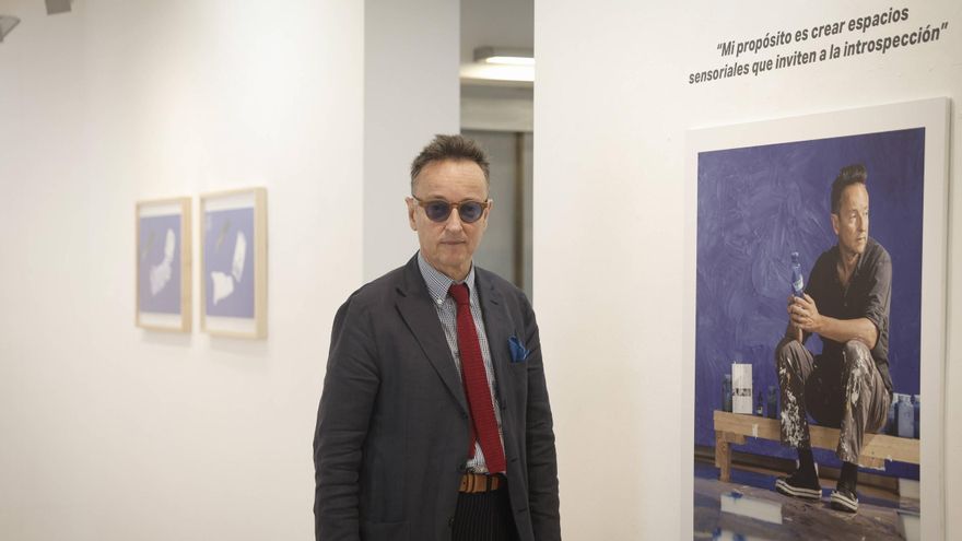 Joan Punyet Miró, en la Fundació Coll Bardolet de Valldemossa, donde este sábado se inaugura su exposición