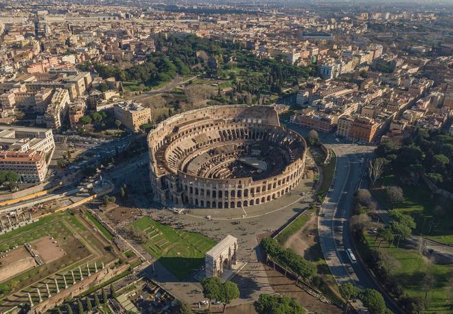 Coliseo, Roma, secreto