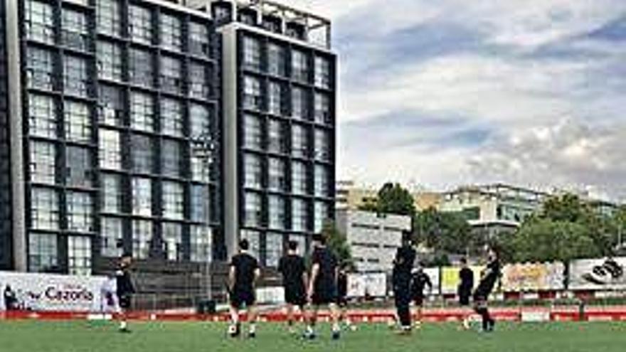 El Zamora, entrenando ayer en San Sebastián de los Reyes.