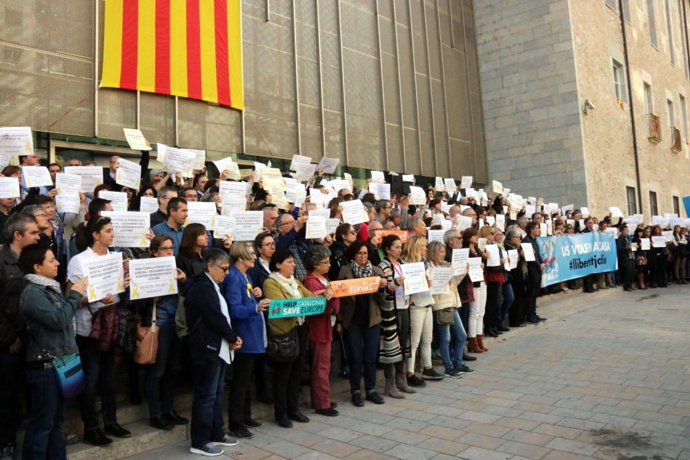 Concentració a Girona