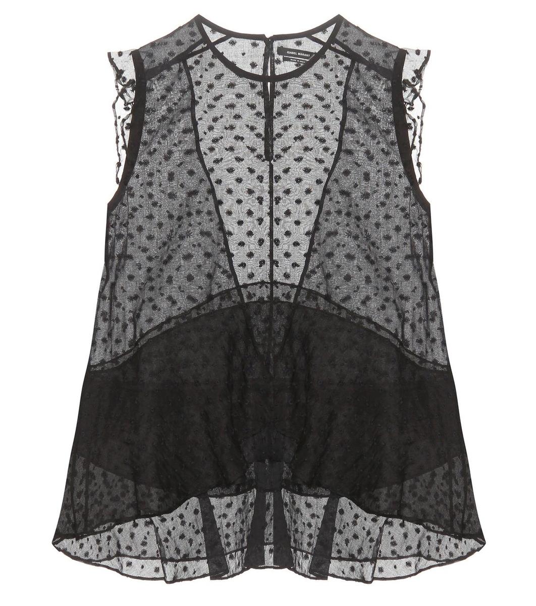 Blusa transparente, Isabel Marant (174 €)