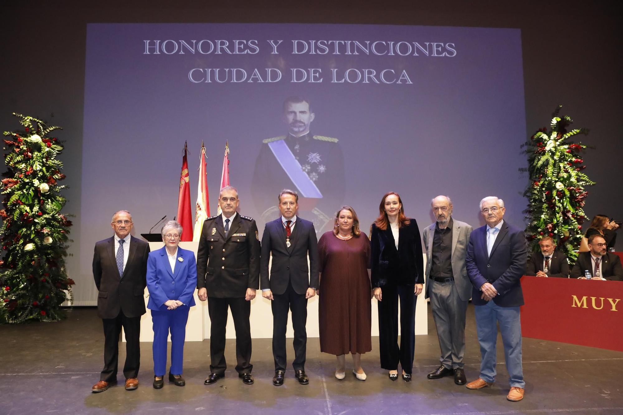 La entrega de Honores y Distinciones de Lorca, en imágenes