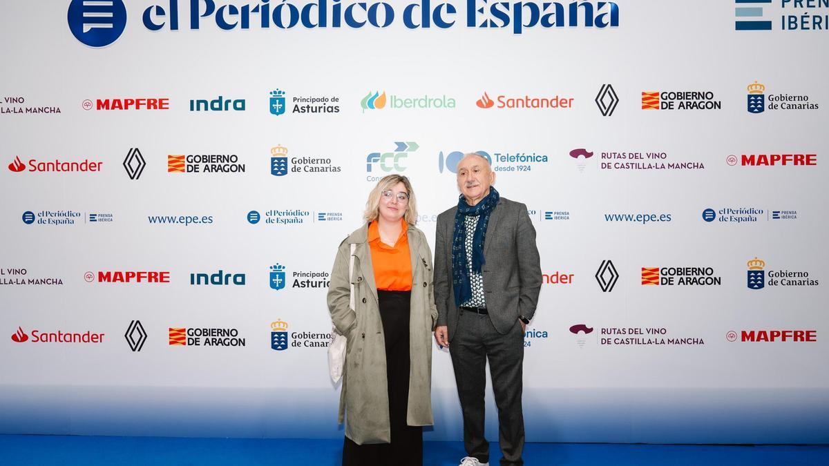 Alejandra de la Fuente, directora del gabinete de Comunicación de UGT, y Pepe Álvarez, secretario general de UGT.