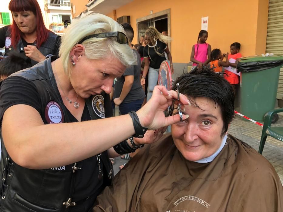 Die Barber Angels während der Arbeit