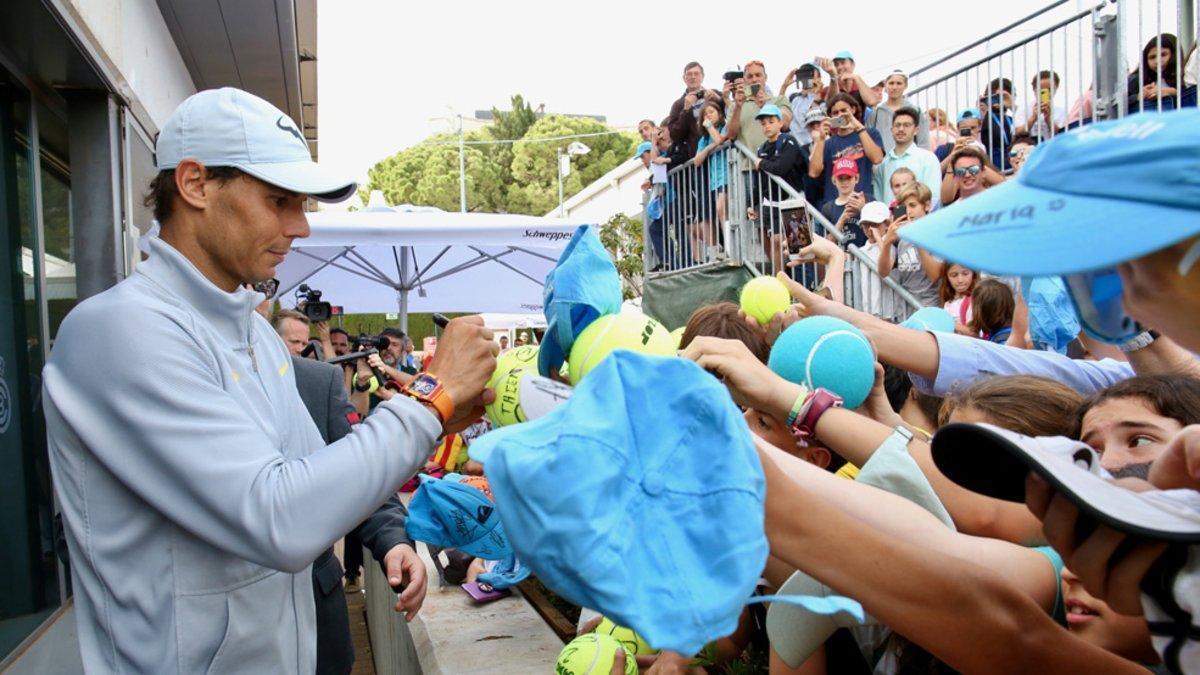 Nadal, todo un icono del Open Banc Sabadell