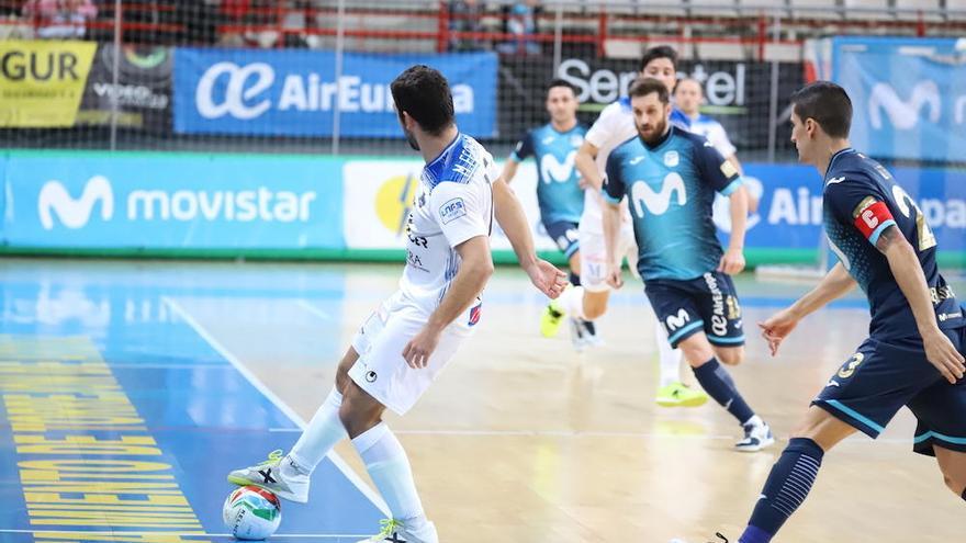 Miguel Fernández, en el partido contra el Movistar Inter