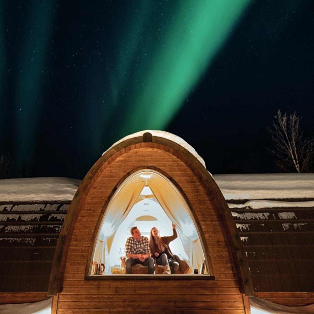 Cabaña Gamme del Snowhotel Kirkenes.